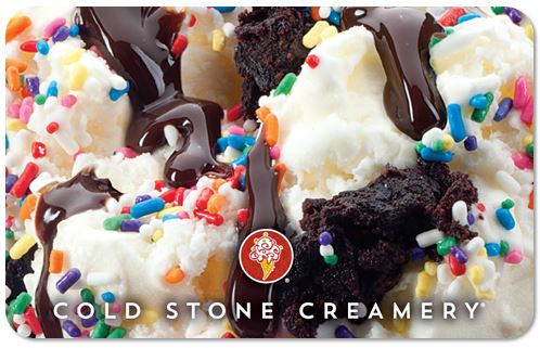 Cold Stone Creamery  gift card